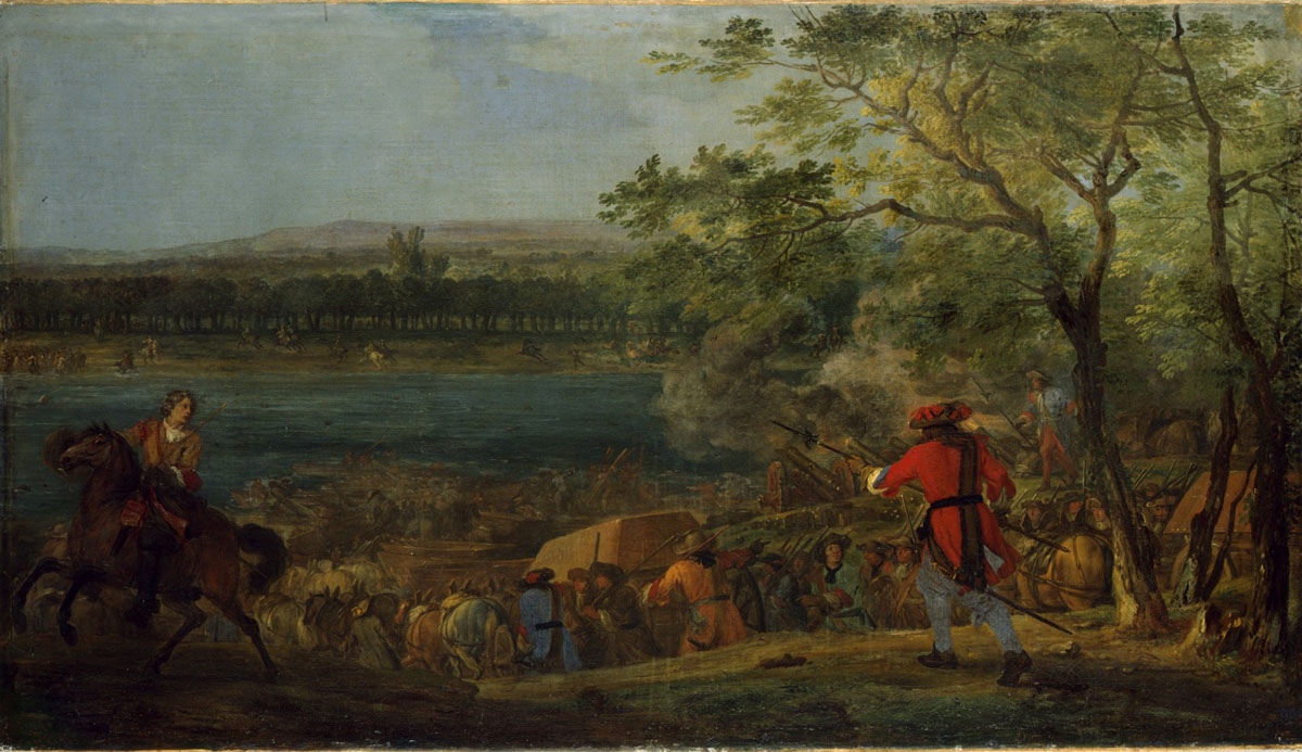 Les Préparatifs du passage du Rhin, ou L'Arrivée des pontonniers